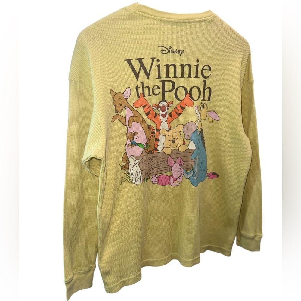 Disney Winnie the Pooh Oversized Waffle Knit Long Sleeve XS